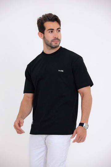 Comfy Round Neck T-shirt - Black