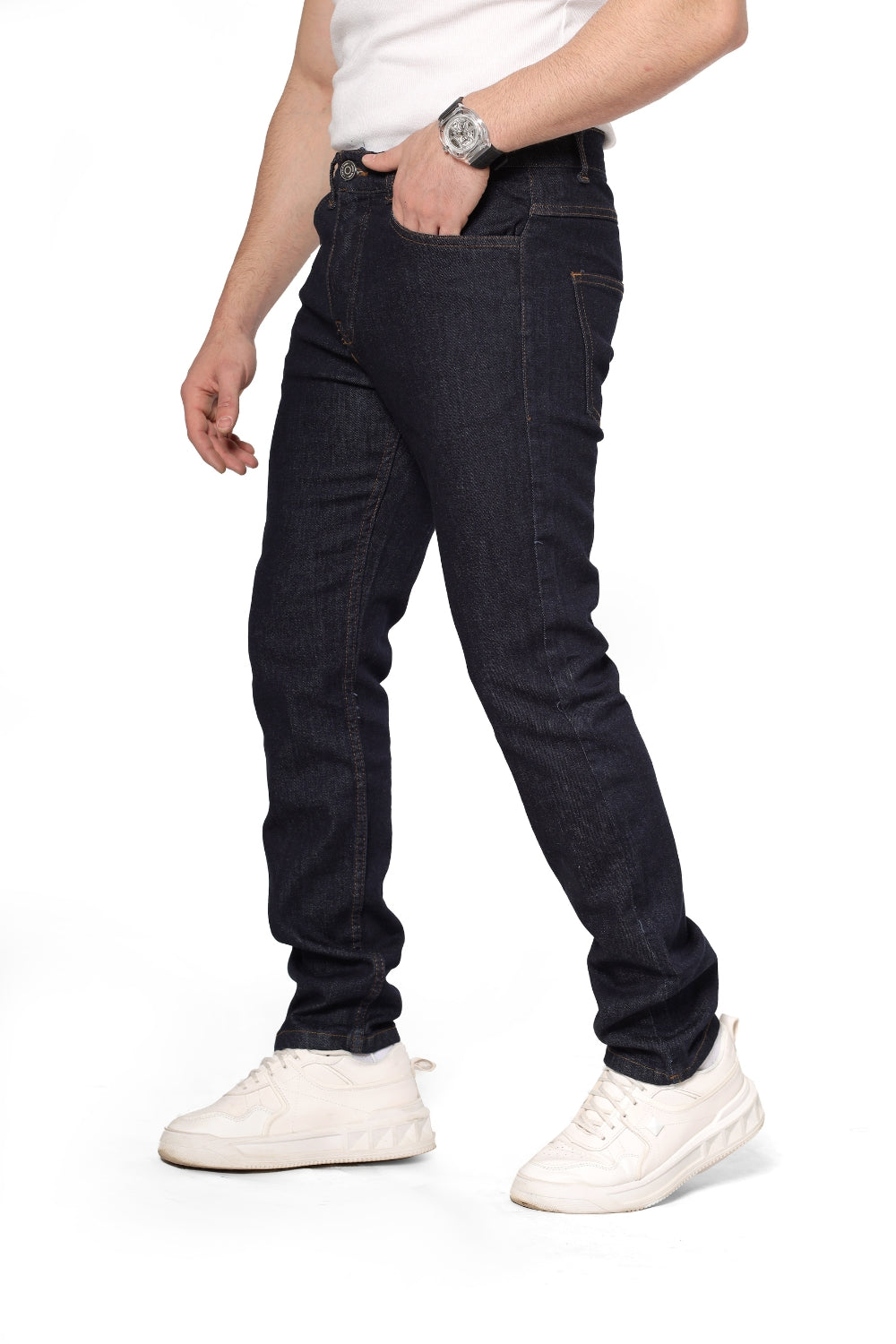 Slim Fit Heather Dark Gray Jeans