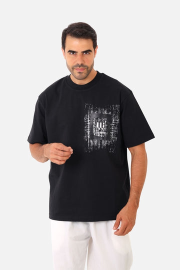 Comfy Round Neck T-shirt - Black