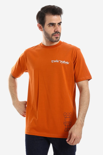 Havan Rabbit Print Printed Pattern Short Sleeves T-Shirt