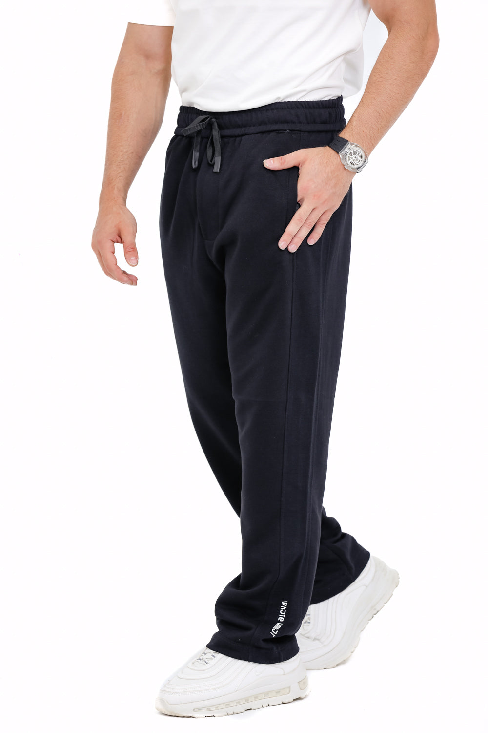 Cotton Elastic Waist Pants