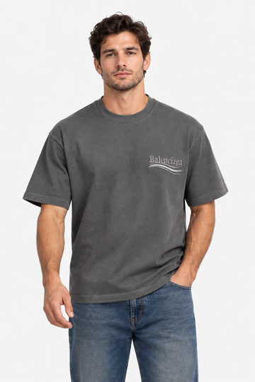 T-Shirt Balenciaga with Embroidered Logo – Soft & Comfortable For Men