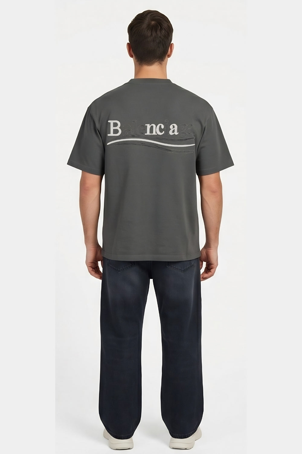 T-Shirt Balenciaga with Embroidered Logo – Soft & Comfortable For Men
