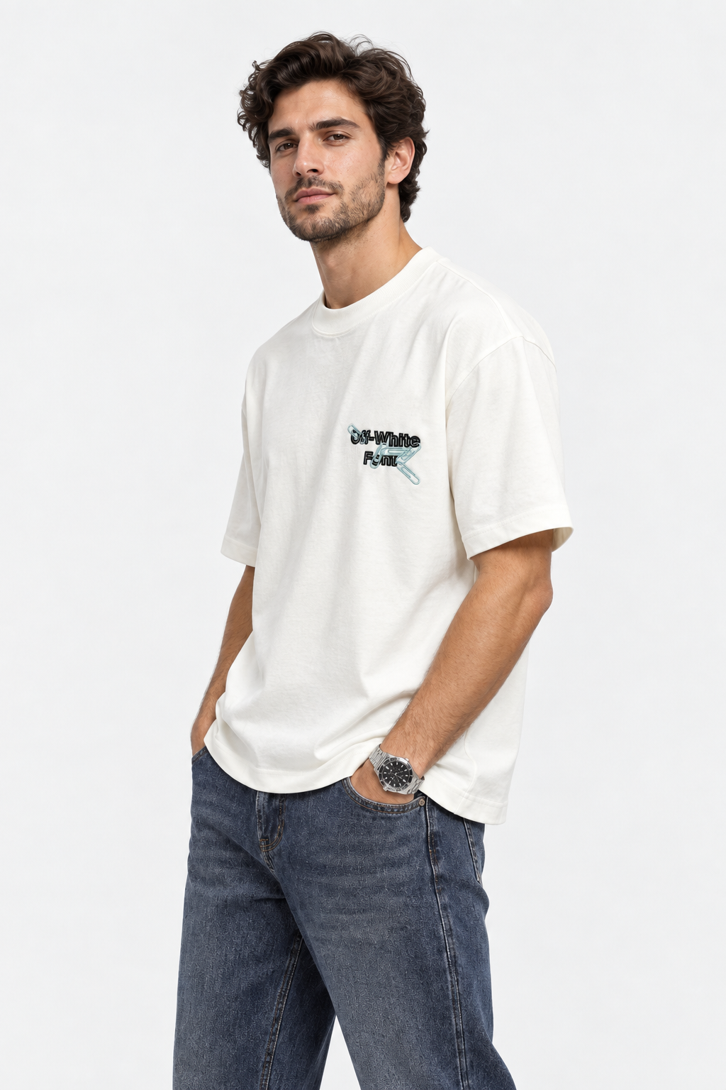 T-Shirt  OFF-WHITE Comfortable fabric with a practical everyday design For Men