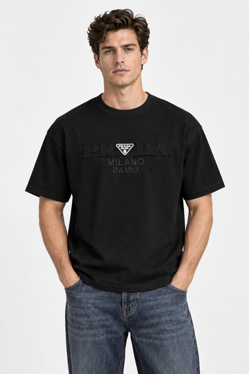 T-Shirt PRADA Minimal details that add a modern touch to your outfit For Men.