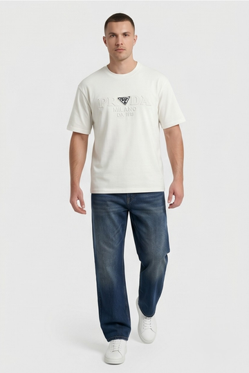 T-Shirt PRADA Minimal details that add a modern touch to your outfit For Men.