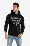 Long Sleeves Printed Hoodie - black