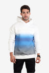 Midnight Gradient Hoodie - white