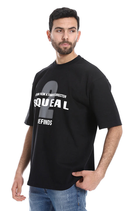 "2SQUEAL " Printed Short Sleeves T-Shirt - Beige