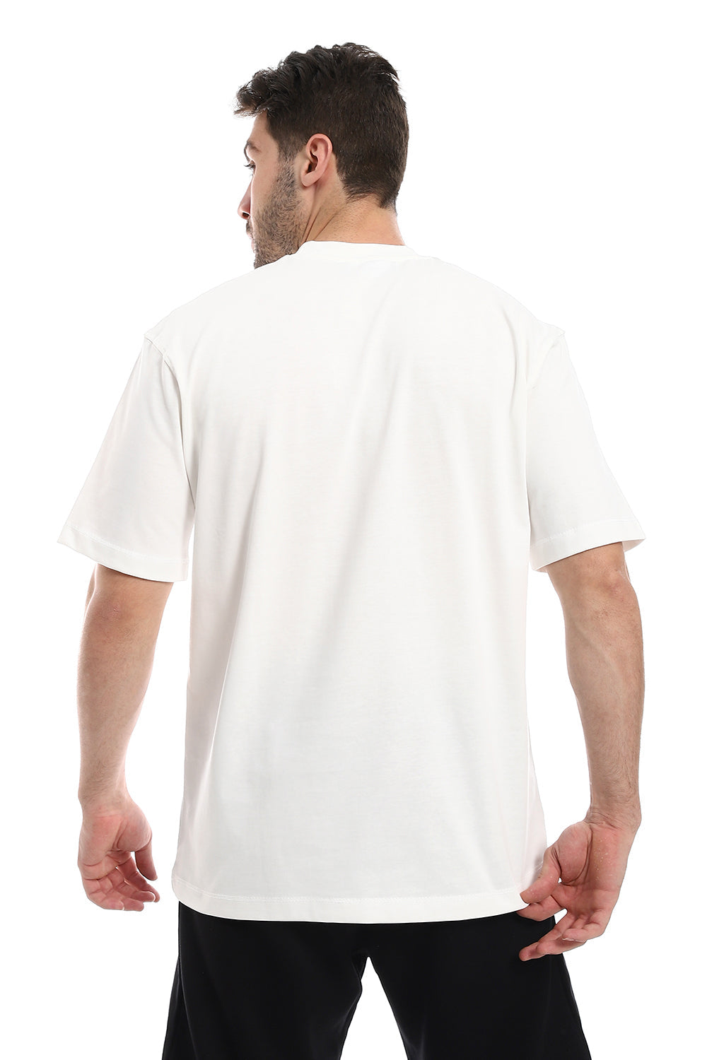 Printed White Comfy T-Shirt