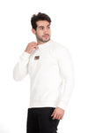 (DOLCE&GABBANA)Side Pocket Full Sleeves Sweatshirt – White