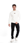 (DOLCE&GABBANA)Side Pocket Full Sleeves Sweatshirt – White