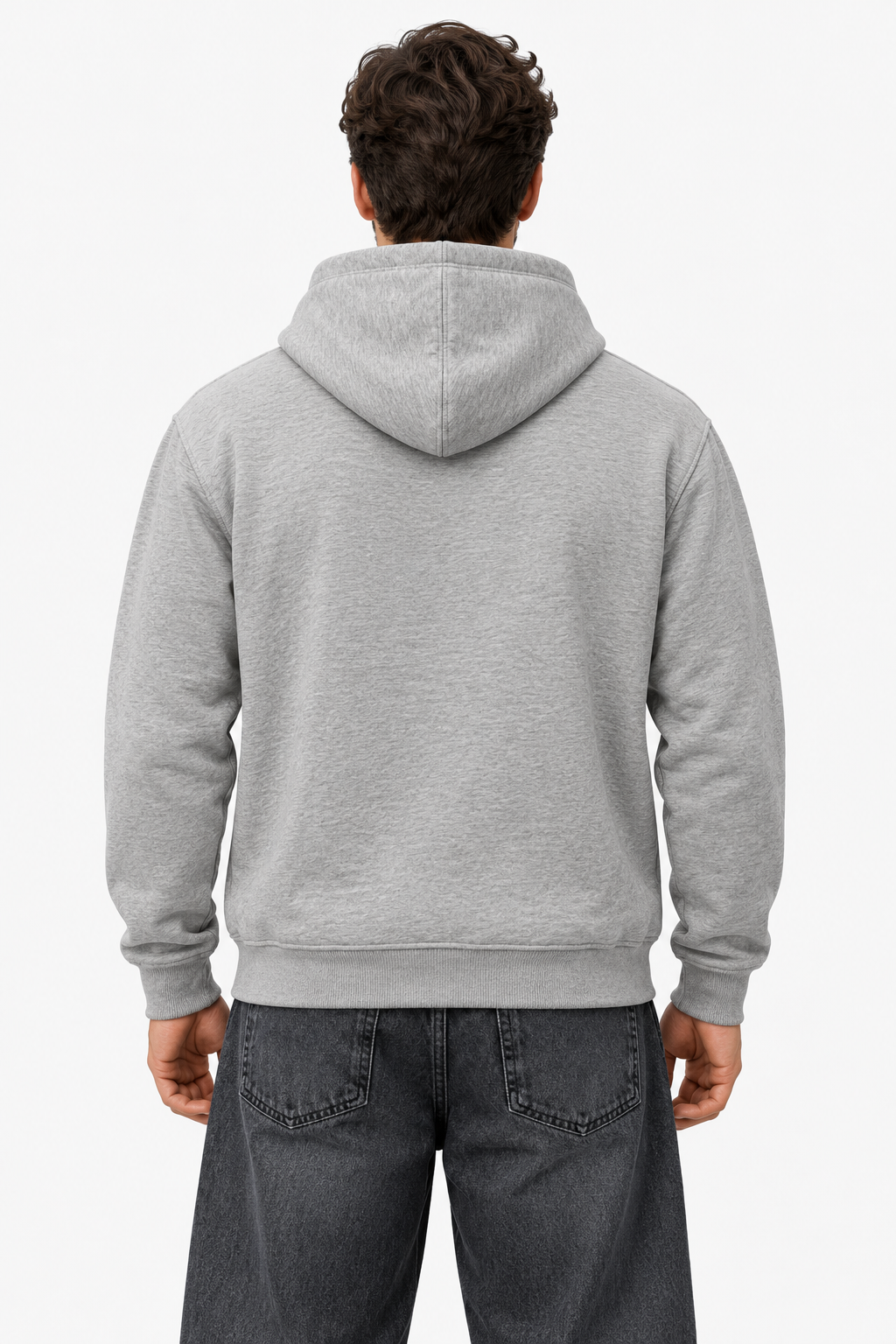 Oversized Hoodie with Drawstring Hood & Kangaroo Pocket