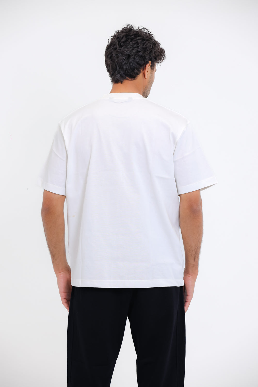 Comfy Round Neck T-shirt - White