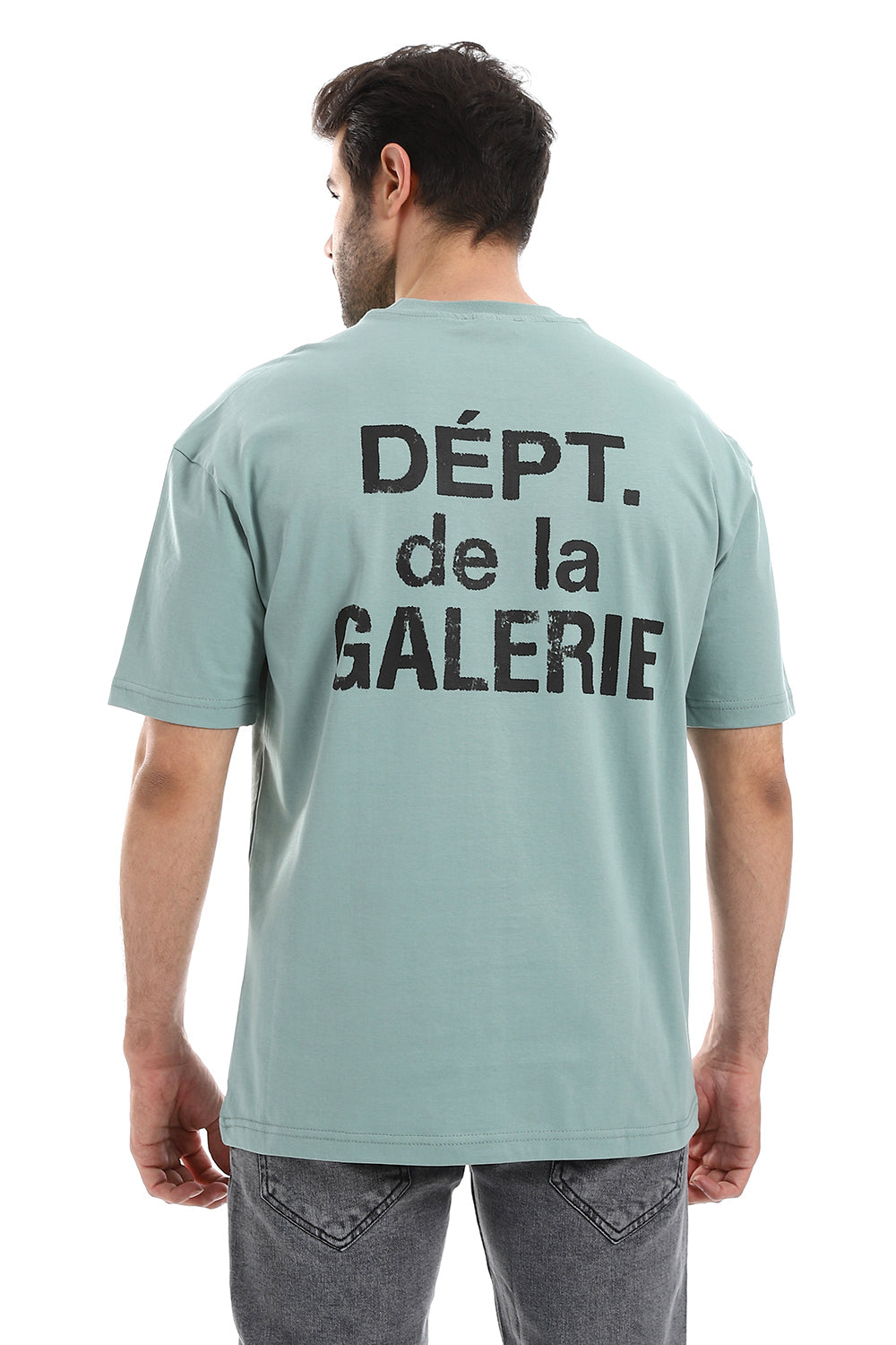 Dept?de la Galerie Chest & Bstage Print Over Cashmere Tee