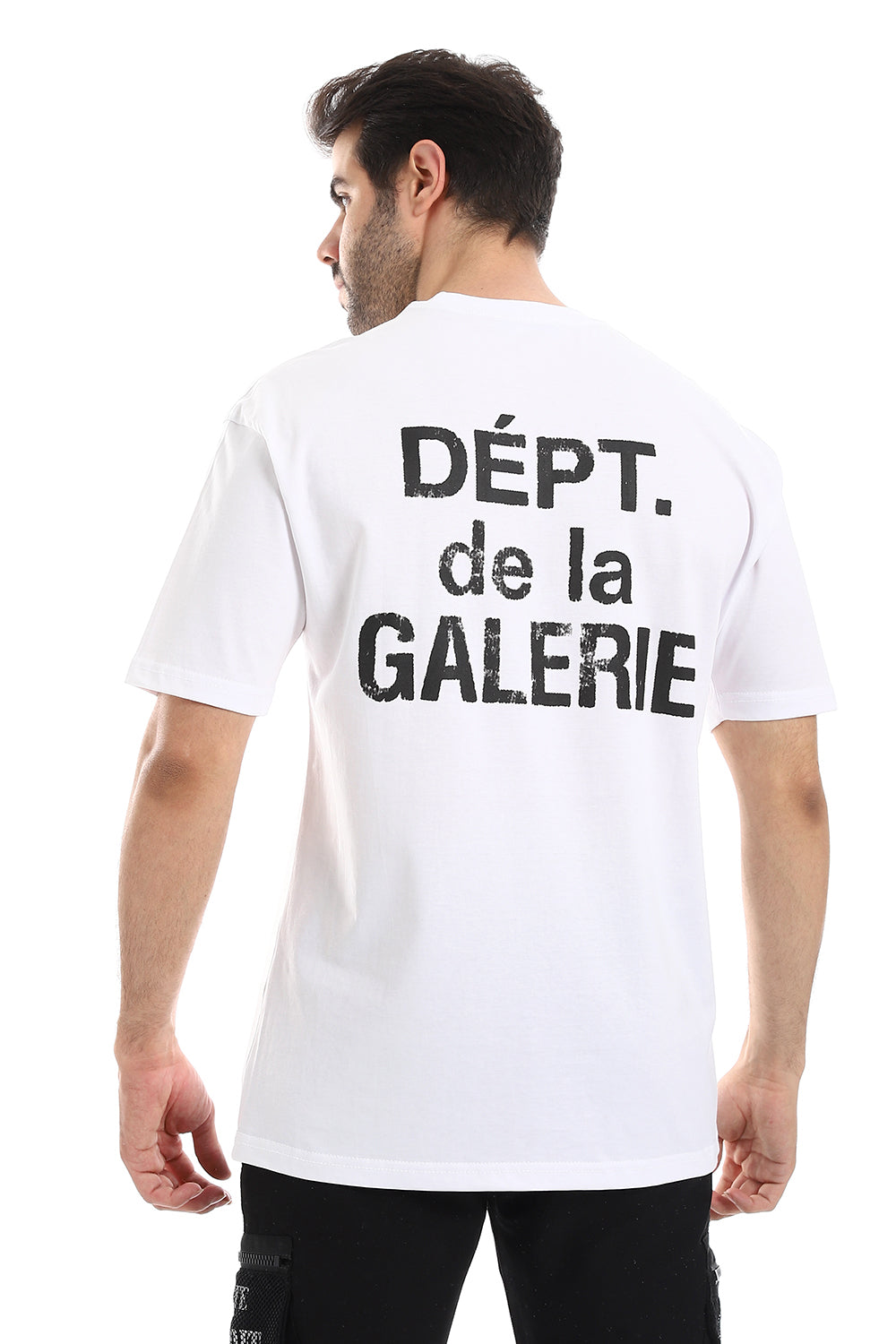 Dept?de la Galerie Chest & White Print Over Cashmere Tee