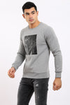 Front Print Slip On Sweatshirt