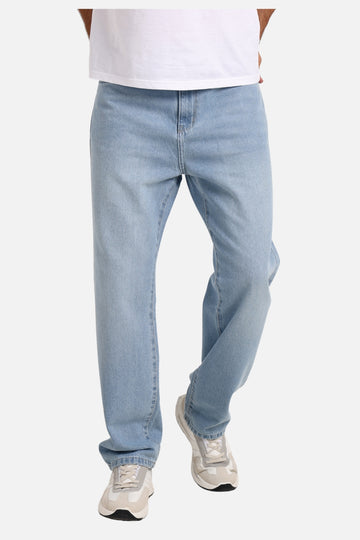 Men's Wide Leg Jeans – Light Blue