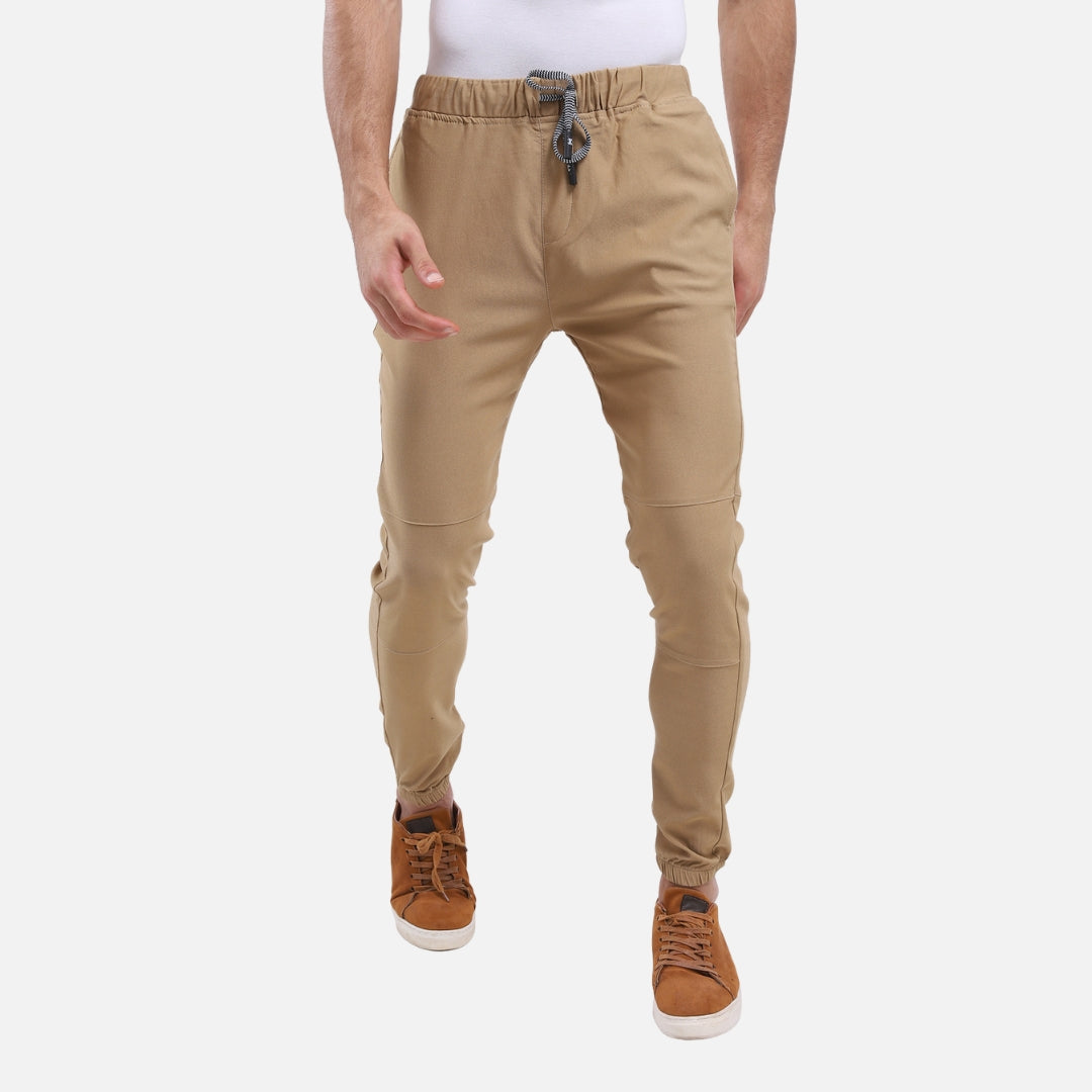 jebarden -Side Zipped Pockets beige Pants