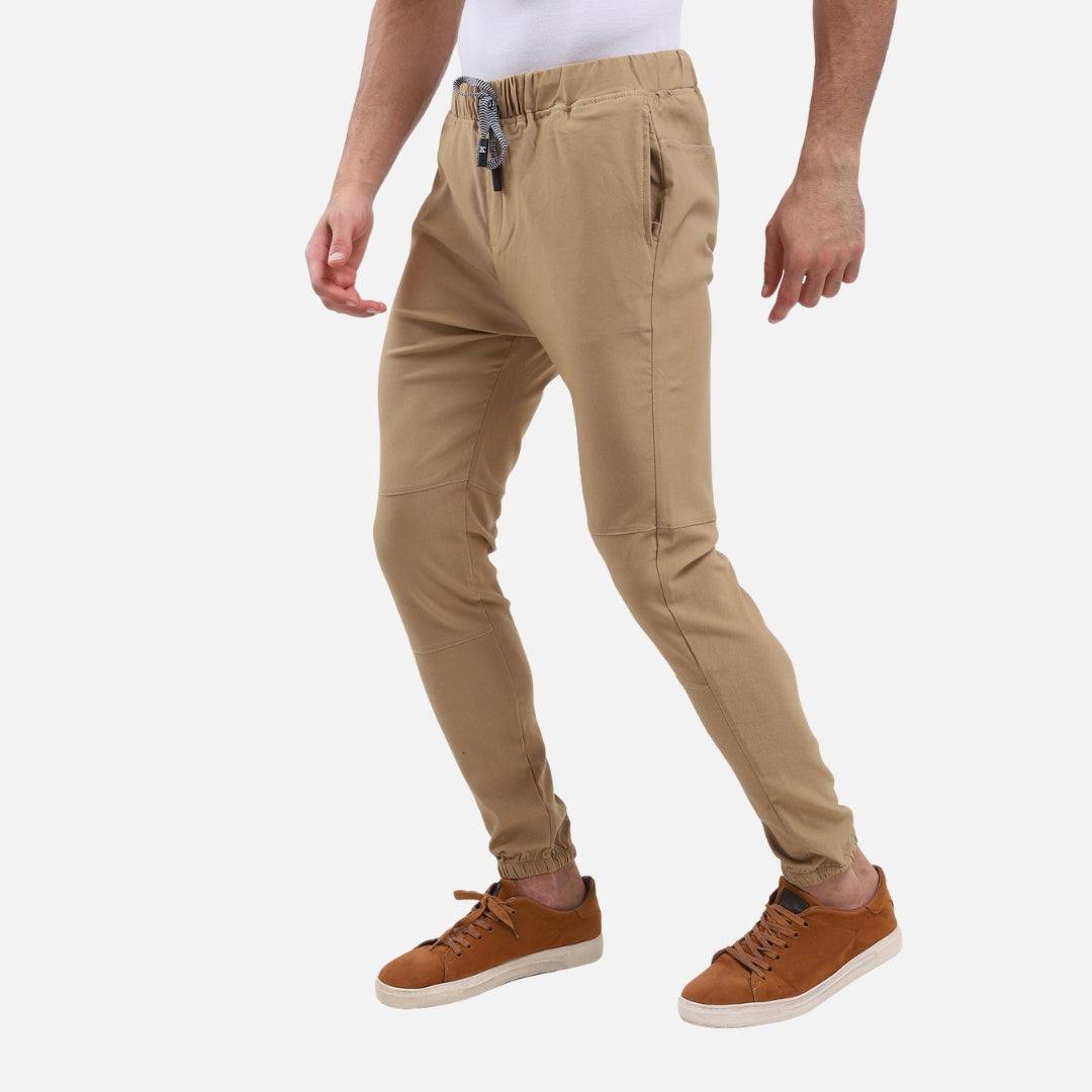 jebarden -Side Zipped Pockets beige Pants
