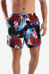 Colorful Polyester Swim Short - Multicolour