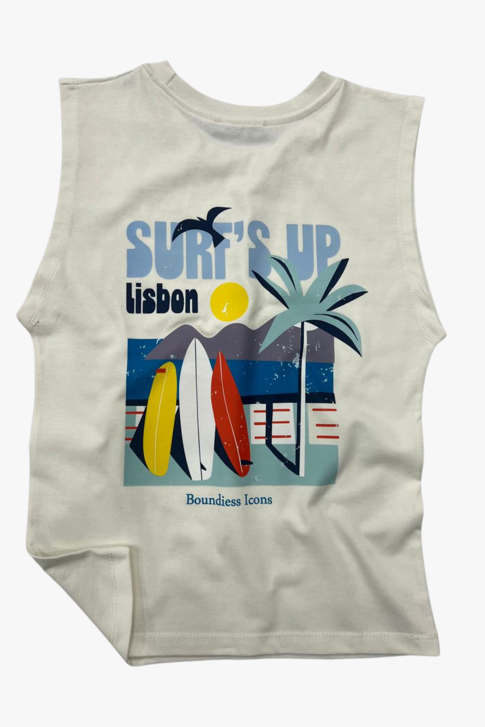 Printed Cut T-Shirt Kids– Off White
