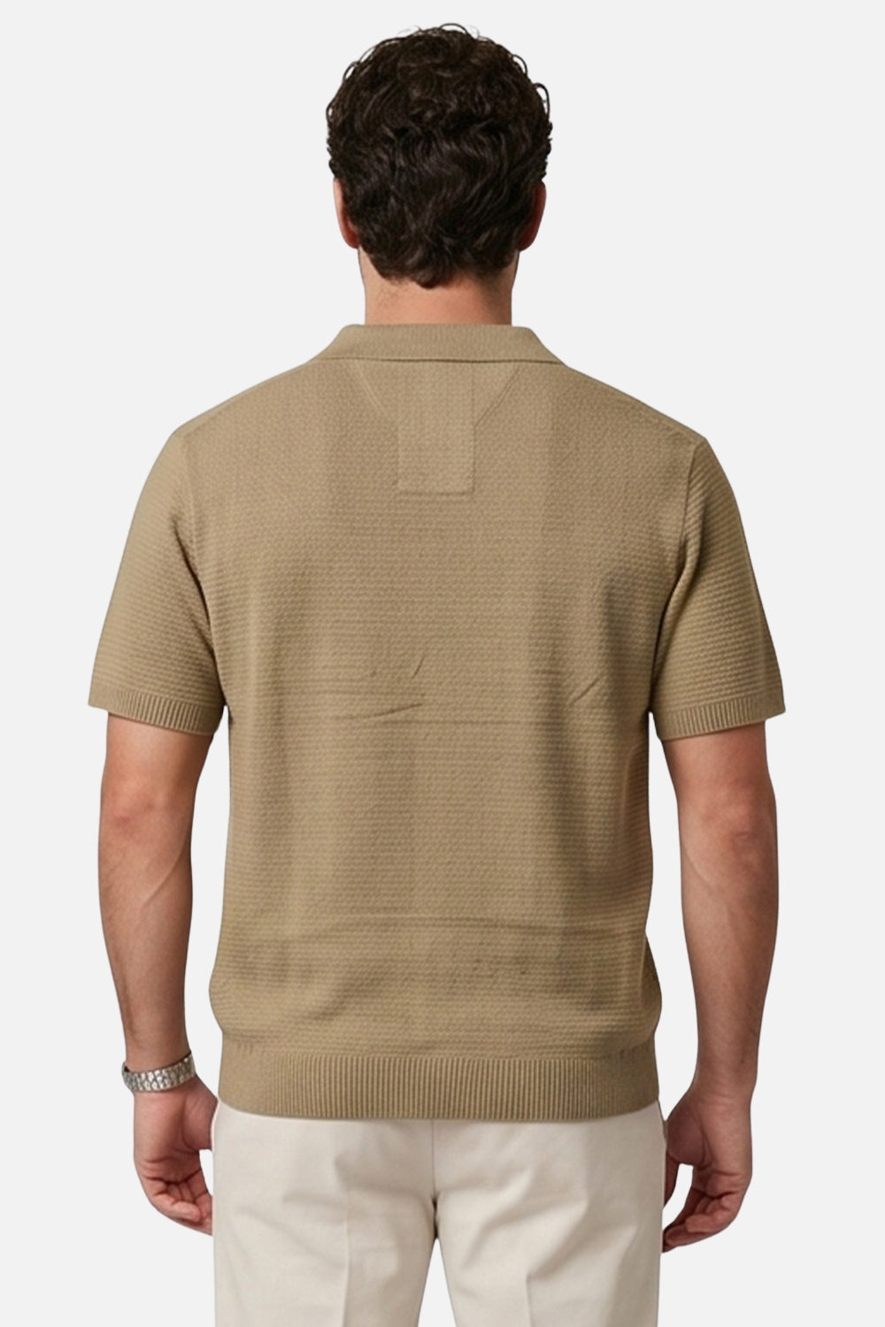 The Desert Sand Johnny Collar Polo
