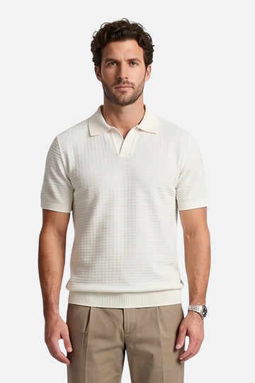 The Desert Sand Johnny Collar Polo