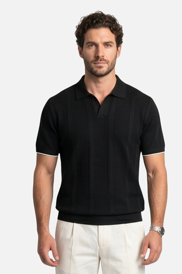 The Midnight Cable Johnny Collar Polo