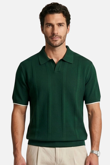 The Midnight Cable Johnny Collar Polo