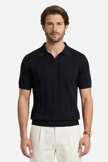 The Classic Cable-Knit Heritage Polo