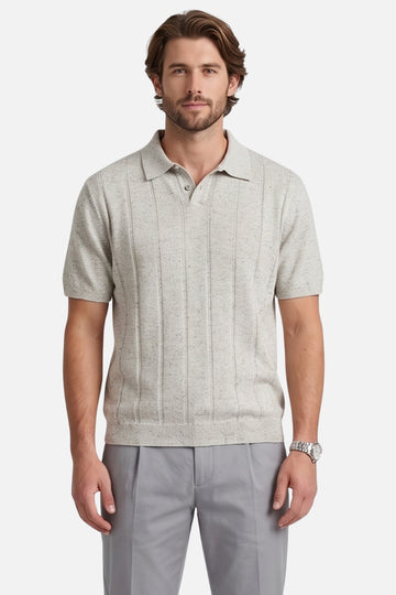 The Classic Cable-Knit Heritage Polo