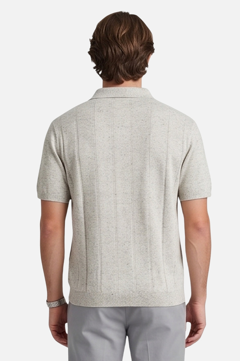 The Classic Cable-Knit Heritage Polo