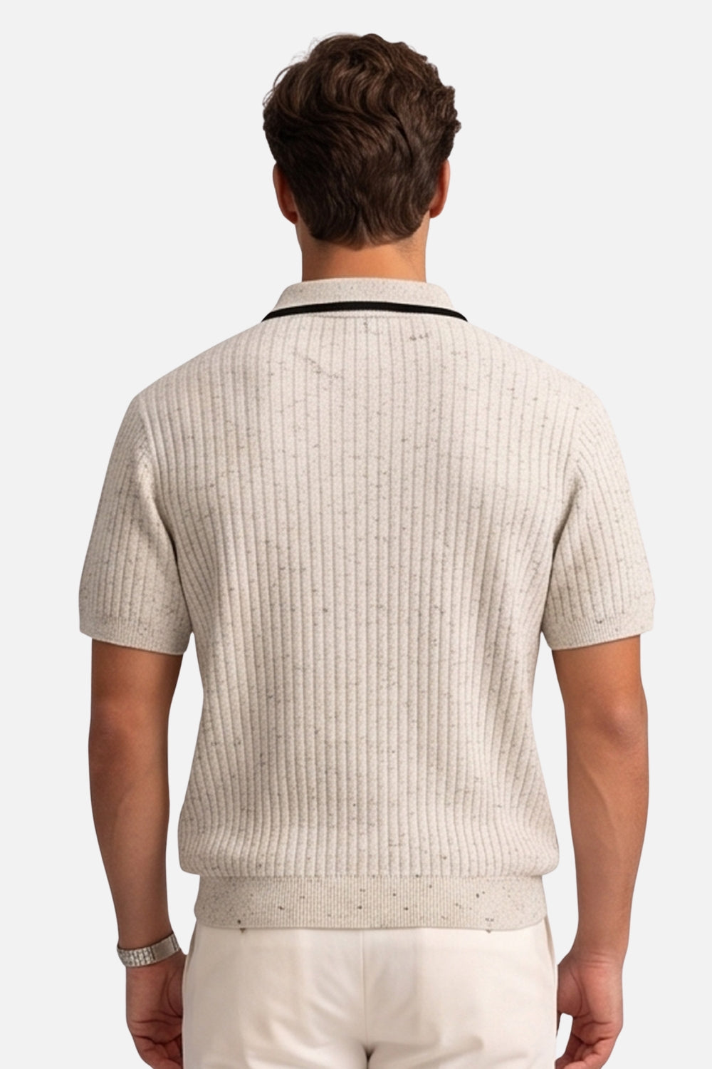 The Classic Cable-Knit Resort Polo