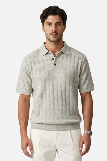 The Classic Cable-Knit Resort Polo