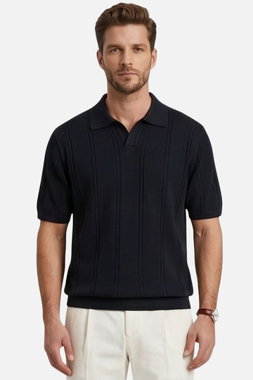 The Classic Ribbed Riviera Polo