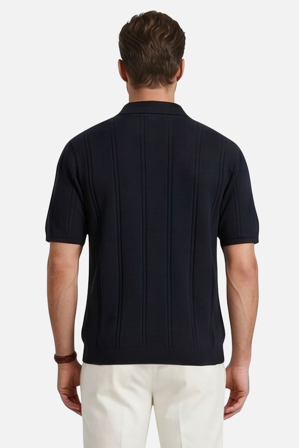 The Classic Ribbed Riviera Polo