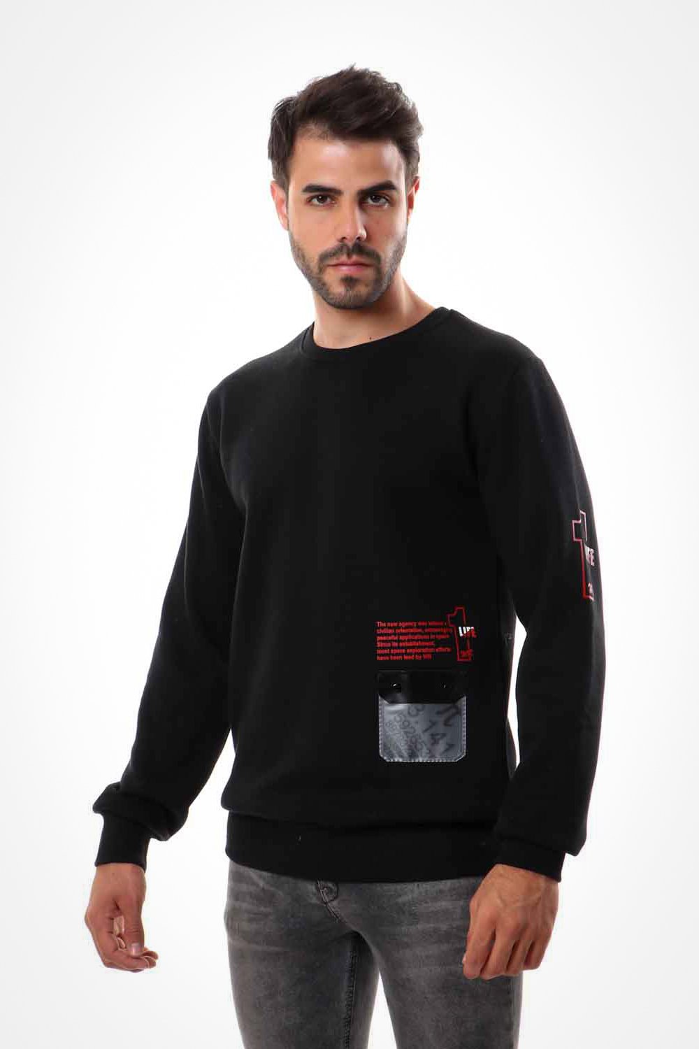 Side Pocket Full Sleeves Sweatshirt