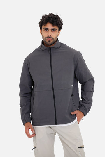 Jacket soft with lining-Grey