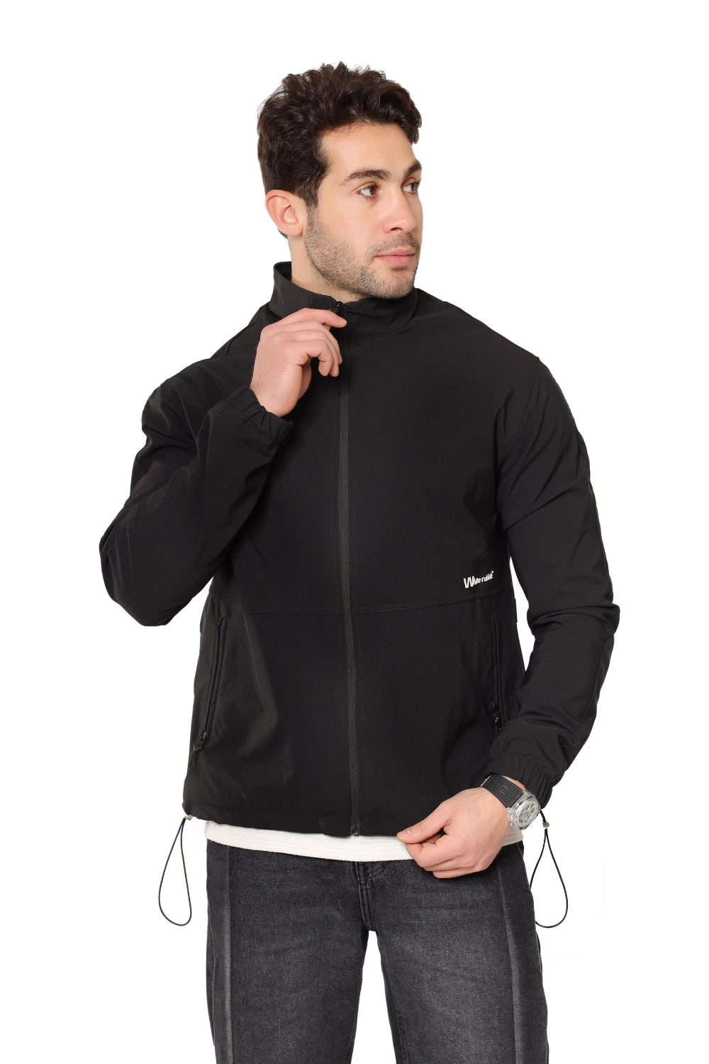 Jacket soft with lining-Black