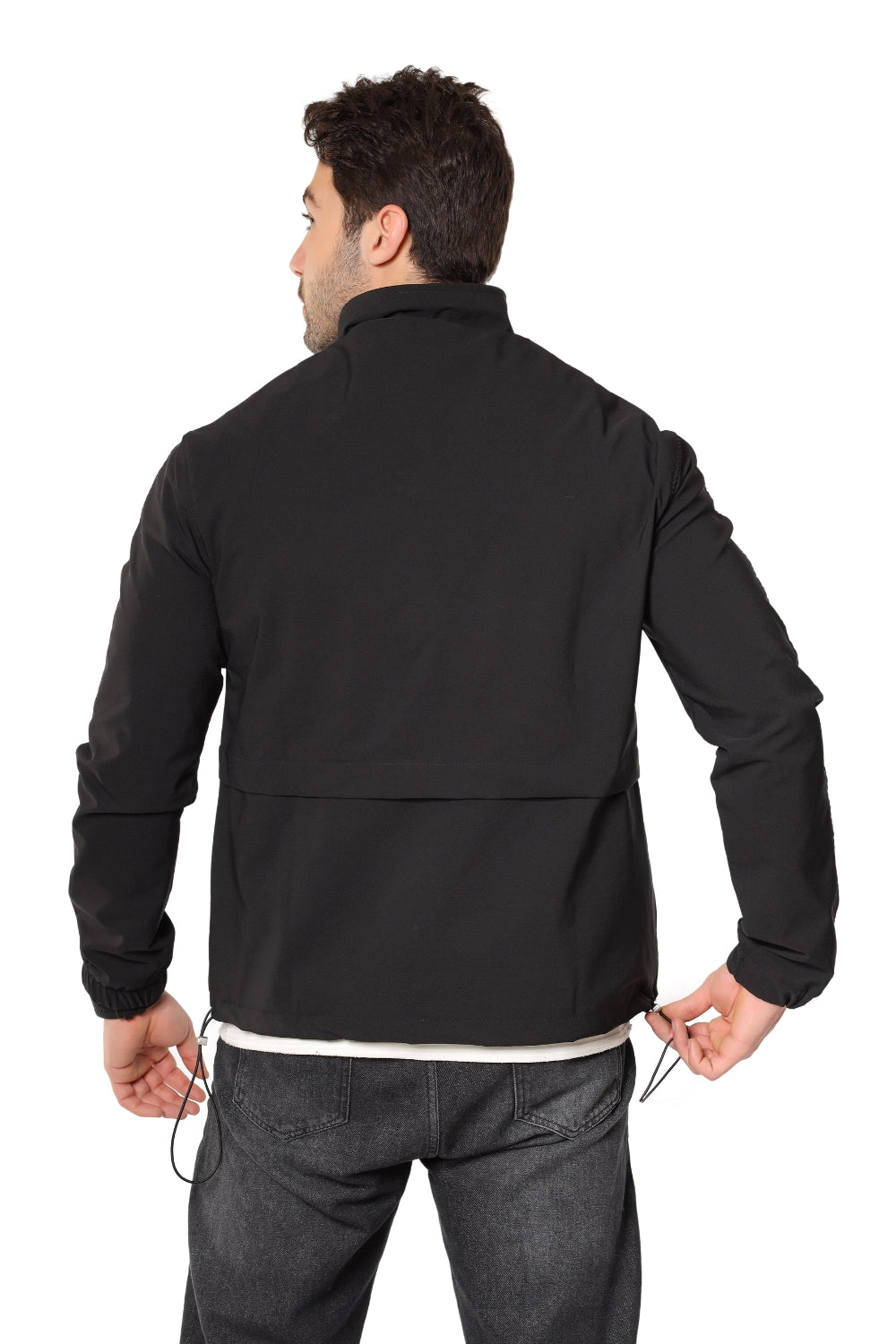 Jacket soft with lining-Black