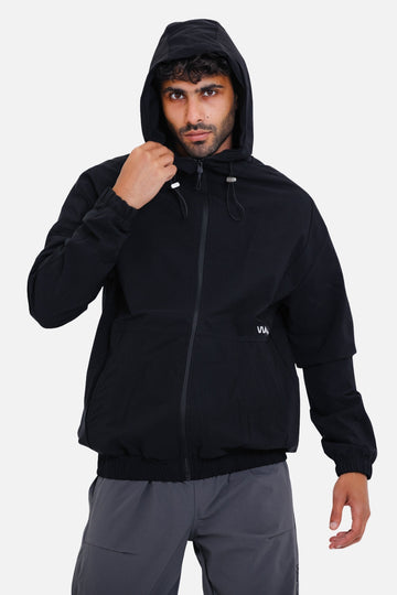 Jacket soft with lining-Black
