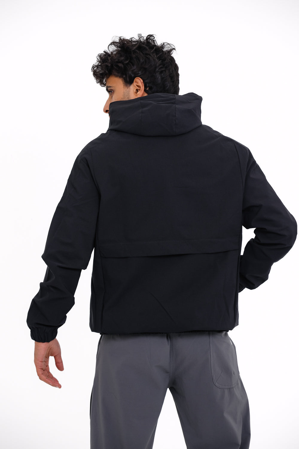 Jacket soft with lining-Black