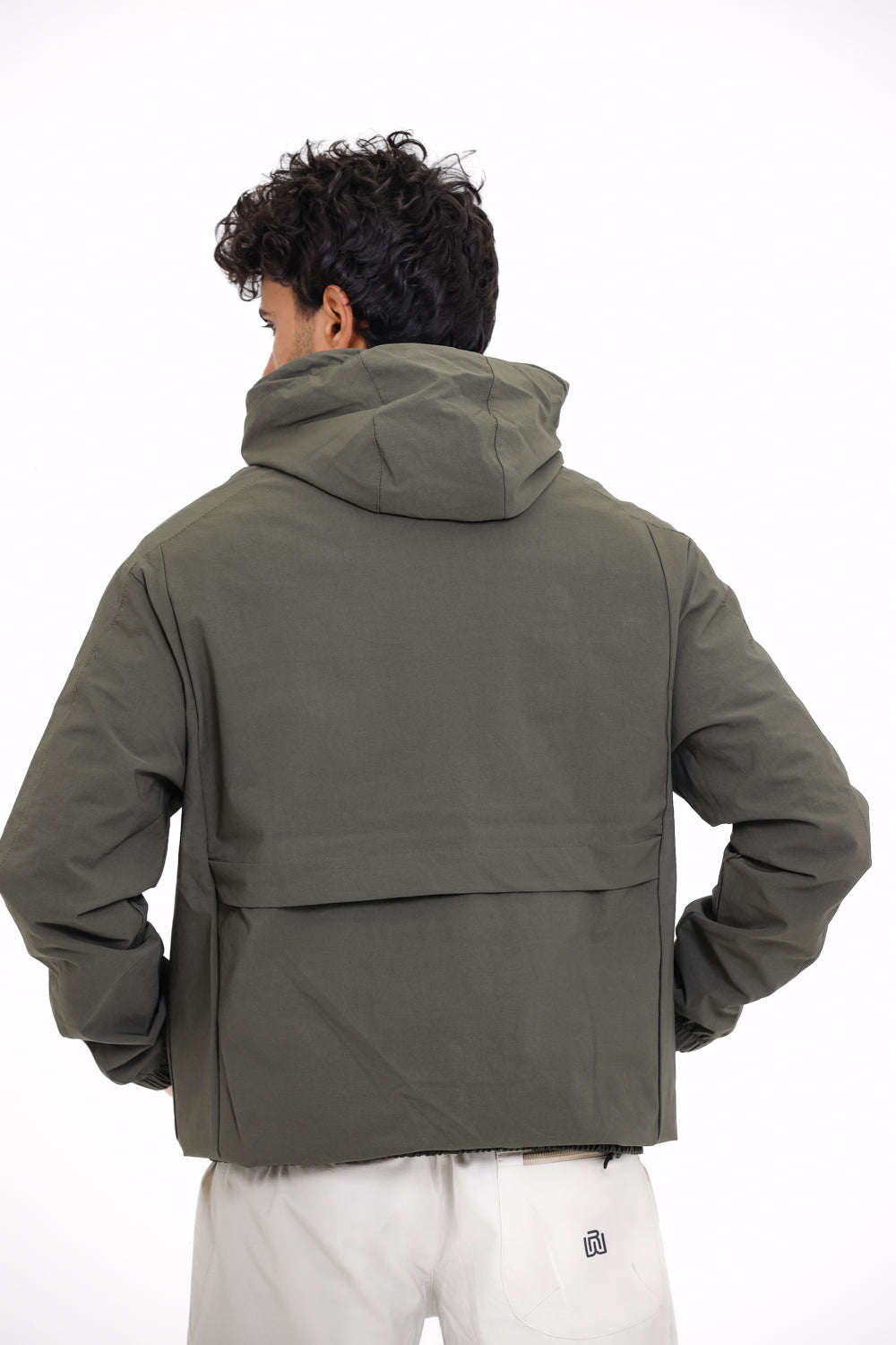 Jacket soft with lining-Olive