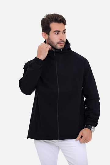Jacket soft with lining-Black