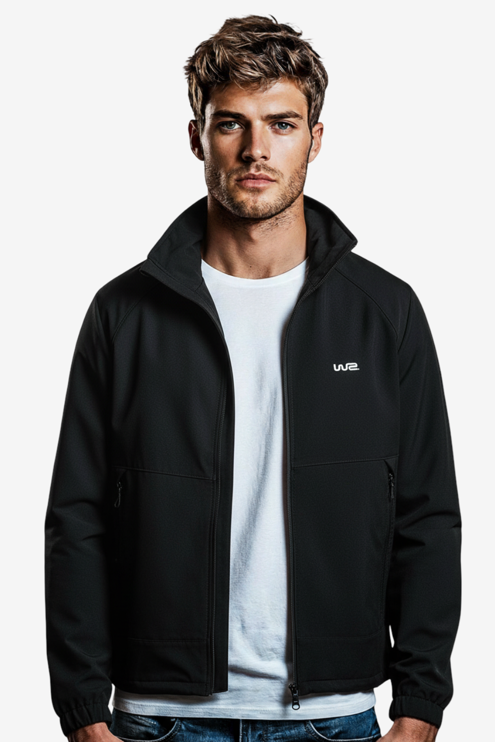 Jacket soft with lining-Black