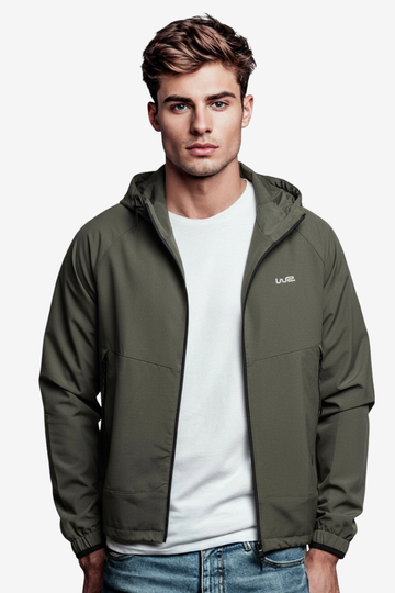 Jacket soft with lining-Olive