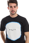 Tri-Tone Trendy T-shirt - Red , Baby Blue & White