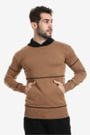 Knitted Pullover With *Ribbed Hem – Grey_1