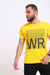 Ribbed Printed "W R" Cotton Tee